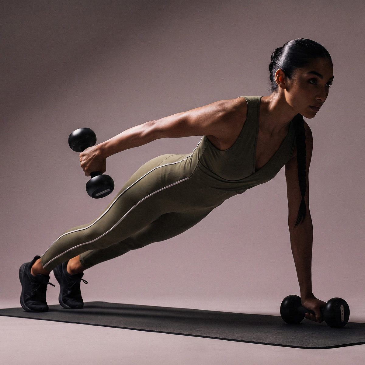 Piped Twist Jumpsuit